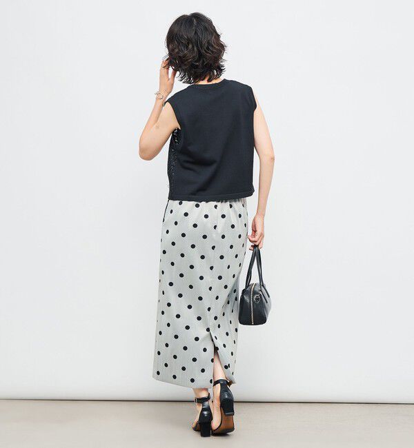 NOLLEY'S「《手洗い可能》フラワー刺繍生地ベスト」|ベスト・ジレ|