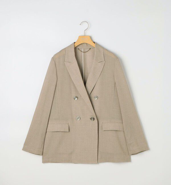 NOLLEY'S sophi「ウォッシャブルボイルシアーダブルジャケット」|テーラードジャケット|