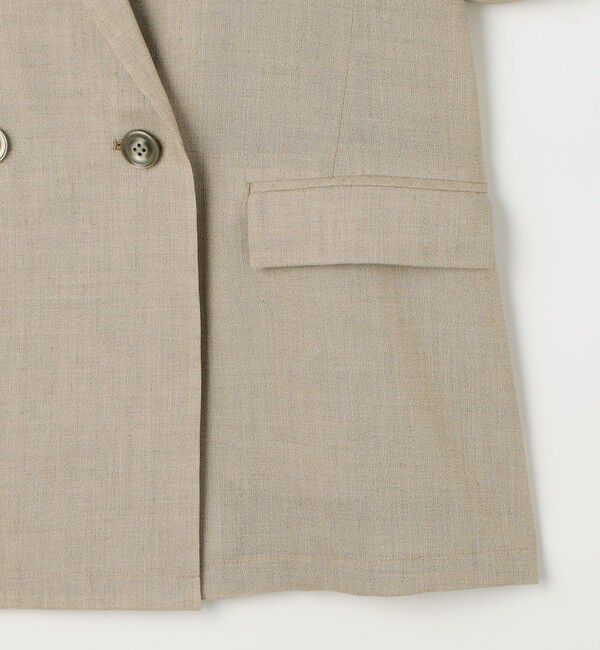 NOLLEY'S sophi「ウォッシャブルボイルシアーダブルジャケット」|テーラードジャケット|