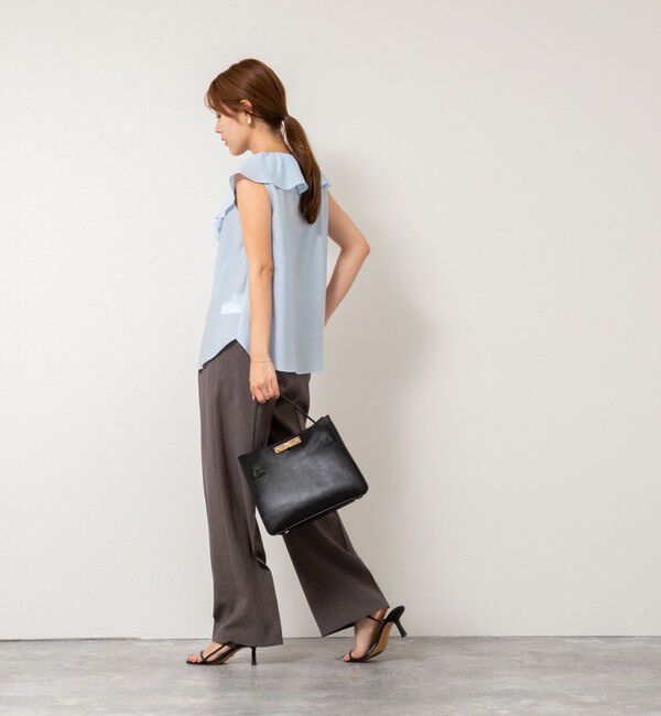 NOLLEY'S sophi「シアーラッフルノースリーブブラウス」|シャツ・ブラウス|