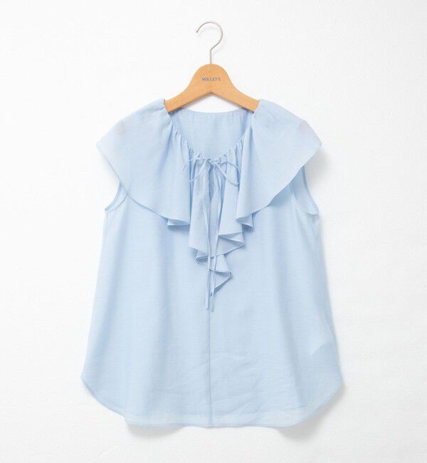 NOLLEY'S sophi「シアーラッフルノースリーブブラウス」|シャツ・ブラウス|