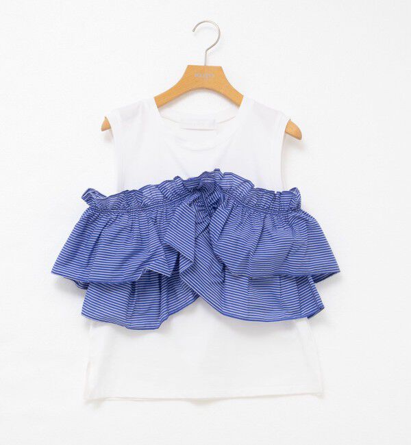 NOLLEY'S sophi「マルチWAYストライプフリルトップス」|Tシャツ・カットソー|