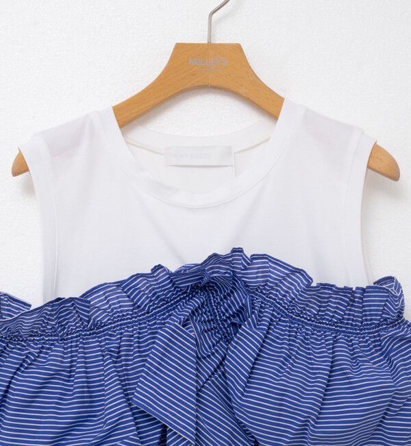 NOLLEY'S sophi「マルチWAYストライプフリルトップス」|Tシャツ・カットソー|