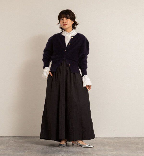 MAQWEL「【追加】【MAQWEL/マクウェル】ソフトタフタワンピース」|ワンピース|