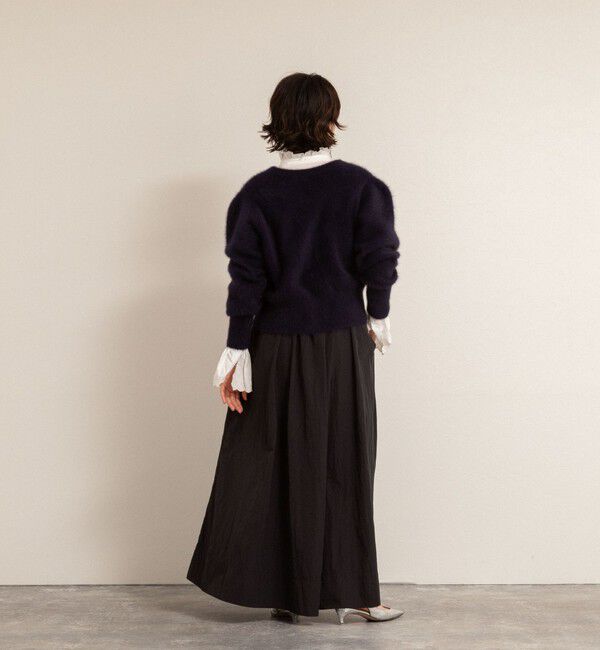 MAQWEL「【追加】【MAQWEL/マクウェル】ソフトタフタワンピース」|ワンピース|