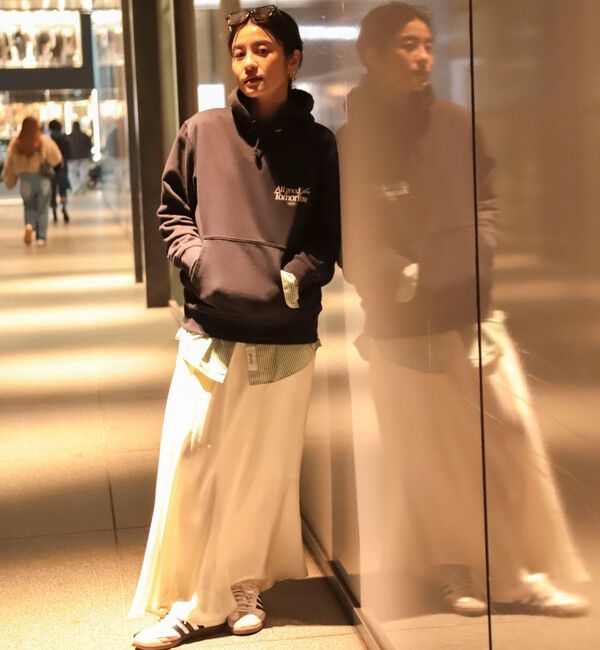 MAQWEL「【MAQWEL/マクウェル】《セットアップ対応》ウォッシャブルAgfT HOODIE」|パーカー|