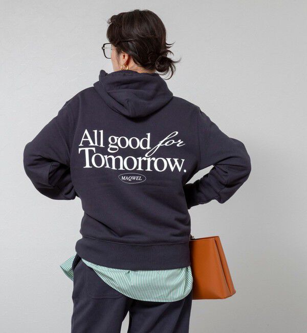 MAQWEL「【MAQWEL/マクウェル】《セットアップ対応》ウォッシャブルAgfT HOODIE」|パーカー|