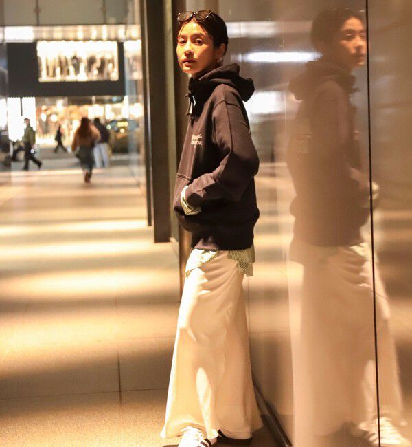 MAQWEL「【MAQWEL/マクウェル】《セットアップ対応》ウォッシャブルAgfT HOODIE」|パーカー|