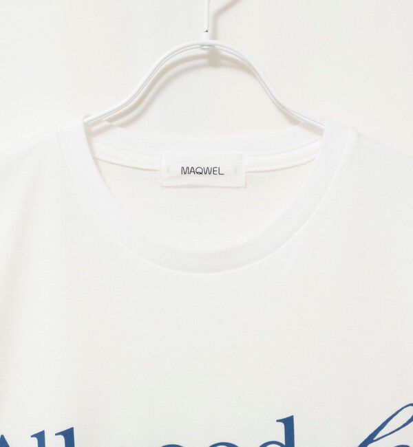 MAQWEL「【MAQWEL/マクウェル】ウォッシャブルAgfT T-SHIRT」|Tシャツ・カットソー|