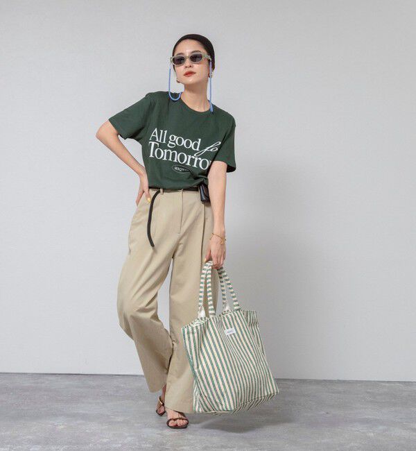 MAQWEL「【MAQWEL/マクウェル】ウォッシャブルAgfT T-SHIRT」|Tシャツ・カットソー|