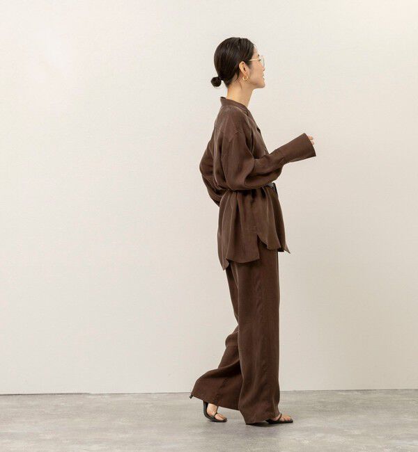 MAQWEL「《セットアップ対応》【MAQWEL/マクウェル】ウォッシャブルサテンパンツ」|その他|