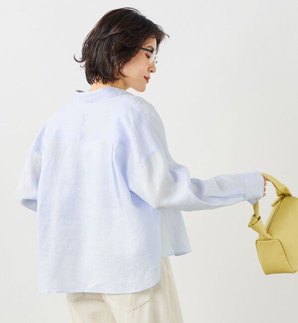 NOLLEY'S「MY STANDARD マルチWAYリネンショートシャツ」|シャツ・ブラウス|