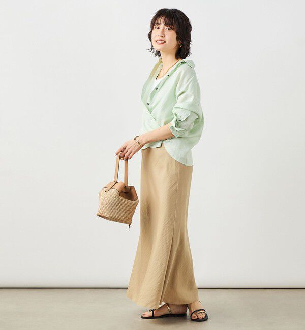 NOLLEY'S「MY STANDARD マルチWAYリネンショートシャツ」|シャツ・ブラウス|