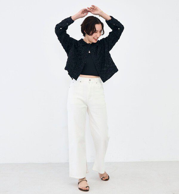 NOLLEY'S「【KIRYU】ウォッシャブル花柄ジャガードシャツ」|シャツ・ブラウス|