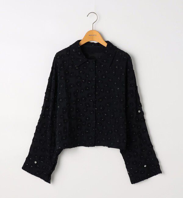 NOLLEY'S「【KIRYU】ウォッシャブル花柄ジャガードシャツ」|シャツ・ブラウス|