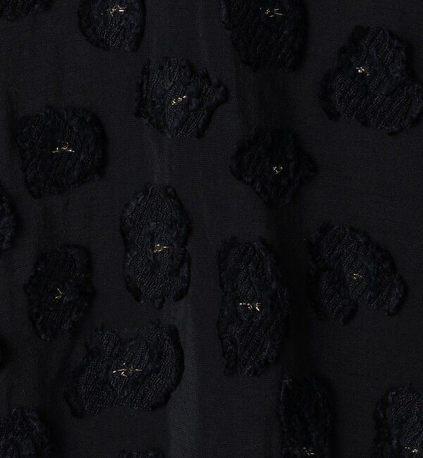 NOLLEY'S「【KIRYU】ウォッシャブル花柄ジャガードブラウス」|シャツ・ブラウス|