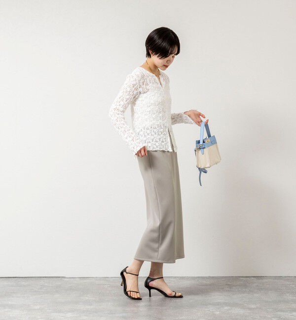 NOLLEY'S sophi「《セットアップ対応》ウォッシャブルライトダンボール2WAYタイトスカート」|タイト|