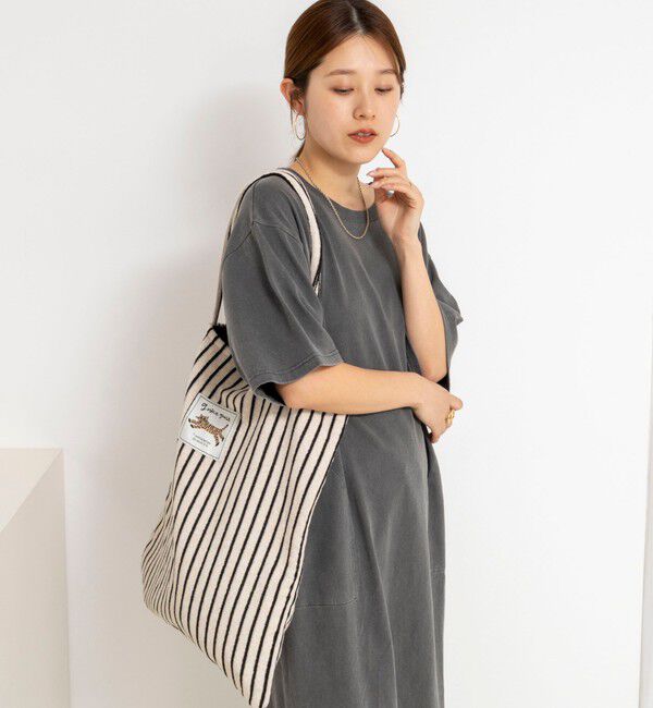 NOLLEY'S「ウォッシャブルピグメント加工カットソーマキシ丈ワンピース」|ワンピース|