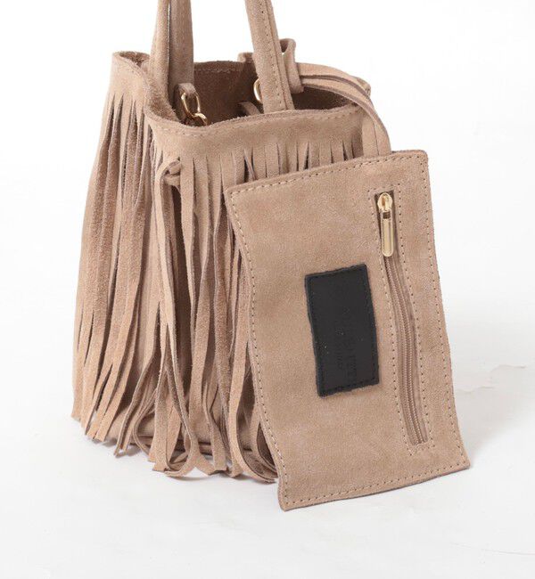 NOLLEY'S「【AULENTTI/ オーレンティ】スエードフリンジバッグ」|ショルダー・メッセンジャー|