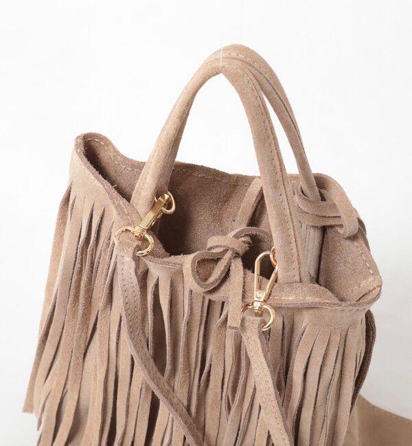 NOLLEY'S「【AULENTTI/ オーレンティ】スエードフリンジバッグ」|ショルダー・メッセンジャー|