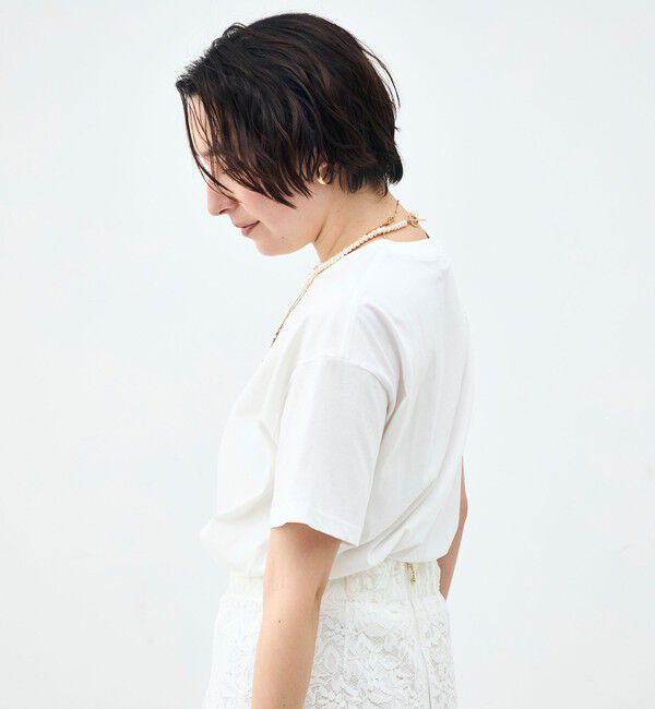 NOLLEY'S sophi「ウォッシャブルオーバーサイズロゴTシャツ」|Tシャツ・カットソー|