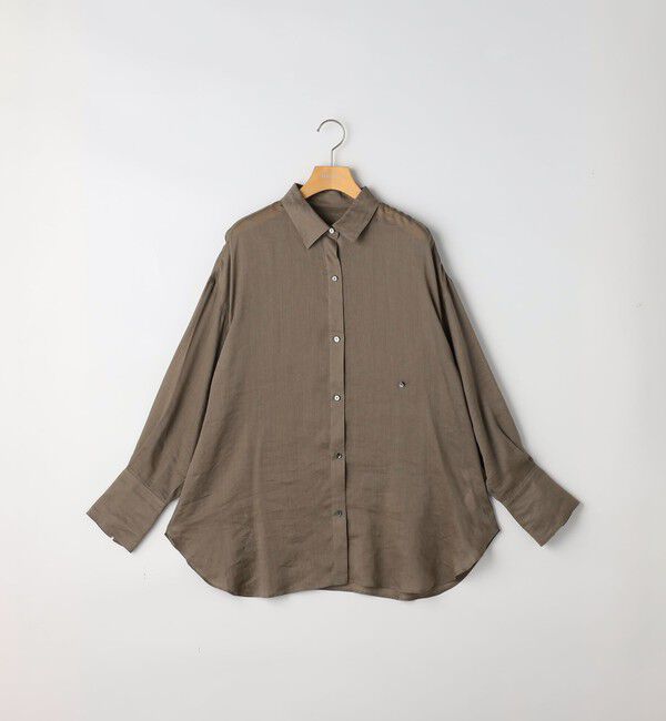 NOLLEY'S sophi「ウォッシャブルフィブリルラミーマルチウェイシャツ」|シャツ・ブラウス|