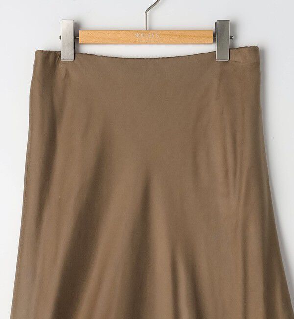 NOLLEY'S sophi「ウォッシャブルキュプラサテンナロースカート」|フレア|