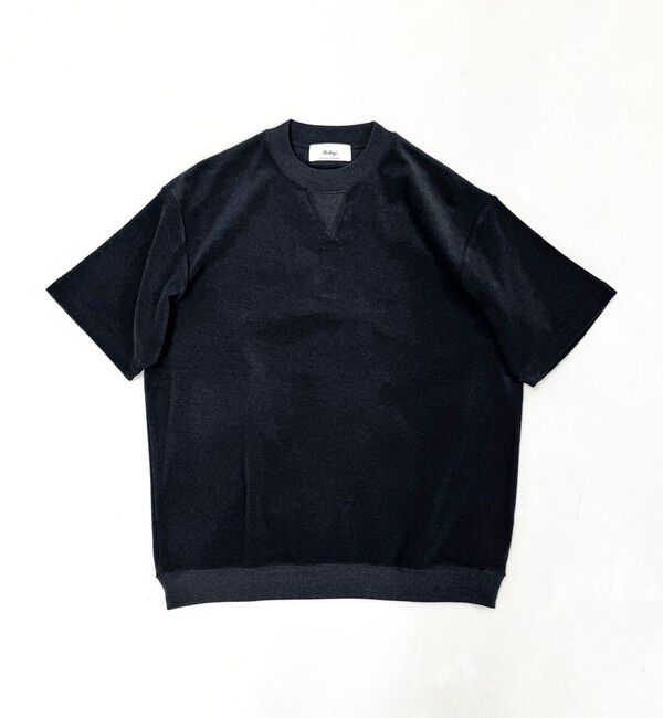 NOLLEY'S goodman「《セットアップ対応》Vガゼット パイルTシャツ 26SS」|Tシャツ・カットソー|ネイビー