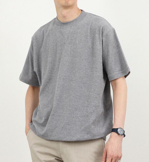 NOLLEY'S goodman「《セットアップ対応》Vガゼット パイルTシャツ 26SS」|Tシャツ・カットソー|