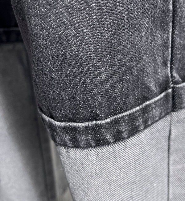 fredy emue「ロングロールアップデニムパンツ」|デニム|