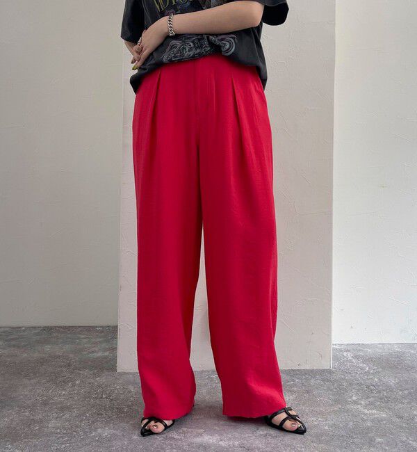 fredy emue「クールタンブラーツイルスラックス」|スラックス|