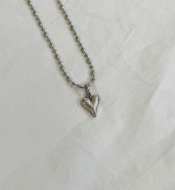 fredy emue「ステンレスハートトップネックレス」|ネックレス|