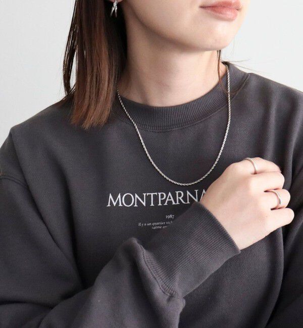 fredy emue「ステンレススクリューチェーンネックレス ロング」|ネックレス|