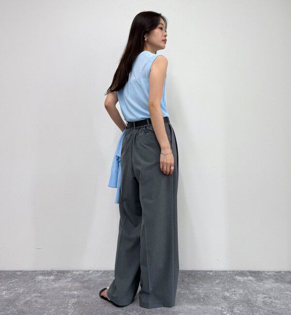 fredy emue「リネン混ノースリーブニットプルオーバー」|タンクトップ|