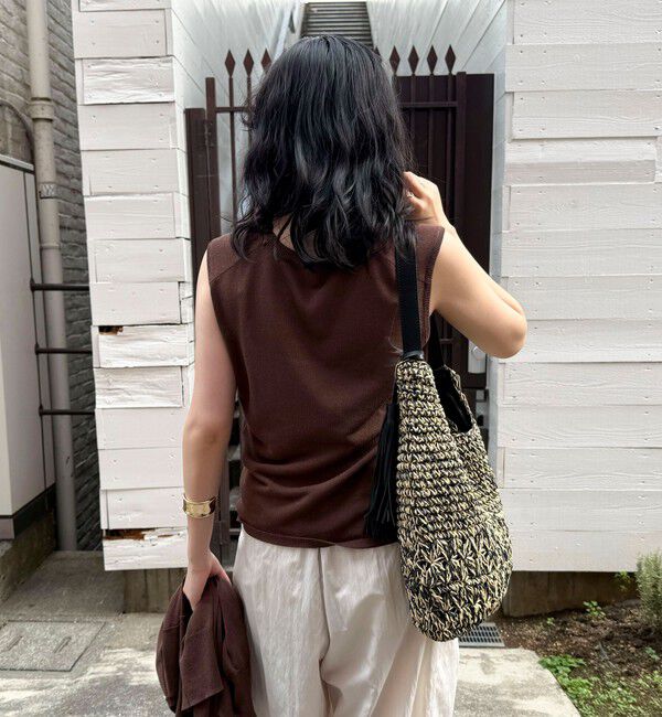 fredy emue「リネン混ノースリーブニットプルオーバー」|タンクトップ|