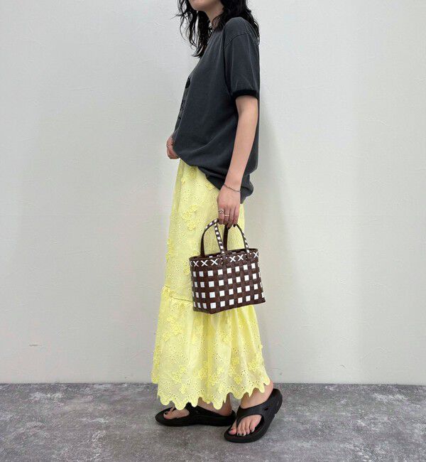 fredy emue「コットンレースギャザースカート」|スカート|