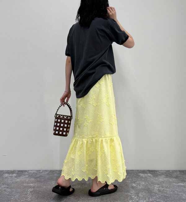 fredy emue「コットンレースギャザースカート」|スカート|