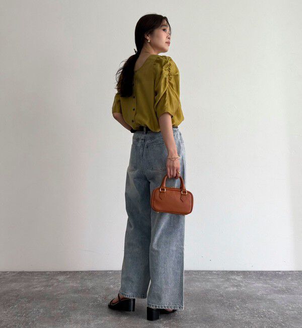 fredy emue「2WAYシアー袖ボリュームブラウス」|シャツ・ブラウス|