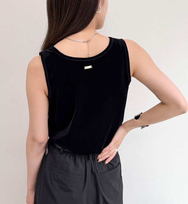 fredy emue「ベロアタンクトップ」|タンクトップ|