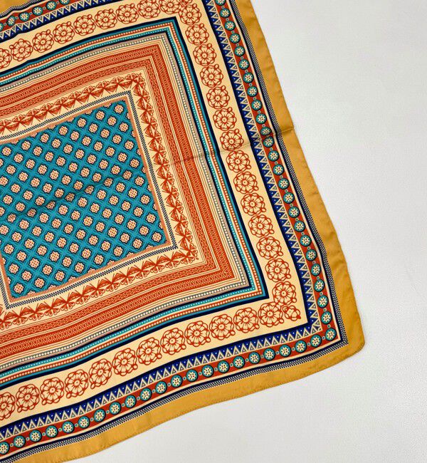 fredy emue「オリエンタルスクエアプリントスカーフ」|バンダナ・スカーフ|