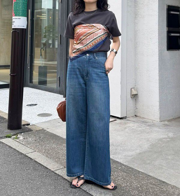 fredy emue「オリエンタルスクエアプリントスカーフ」|バンダナ・スカーフ|