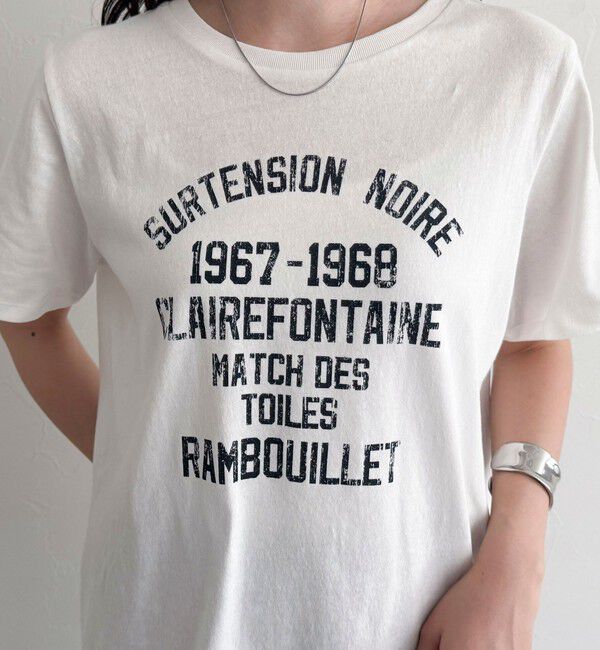 fredy emue「ヴィンテージライクピグメントTシャツ」|Tシャツ・カットソー|