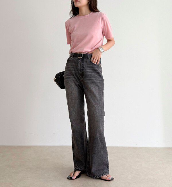 fredy emue「ベロア半袖Tシャツ」|Tシャツ・カットソー|