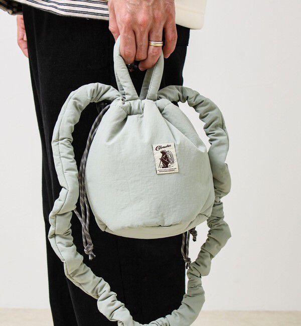 GLOSTER「【COBMASTER】PADDED-MUFFIN DRAWSTRING SHOULDERBAG」|ショルダー・メッセンジャー|