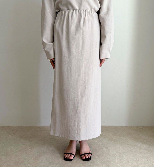 fredy emue「【セットアップ対応】パウダリーツイルイージータイトスカート」|タイト|