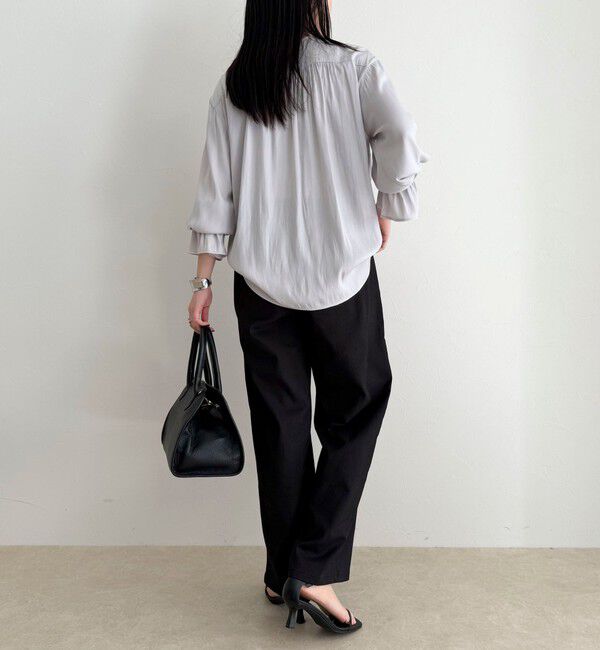 fredy emue「【接触冷感&times;UVカット/マルチ機能】ドライオックスセミワイドイージーパンツ」|チノ|