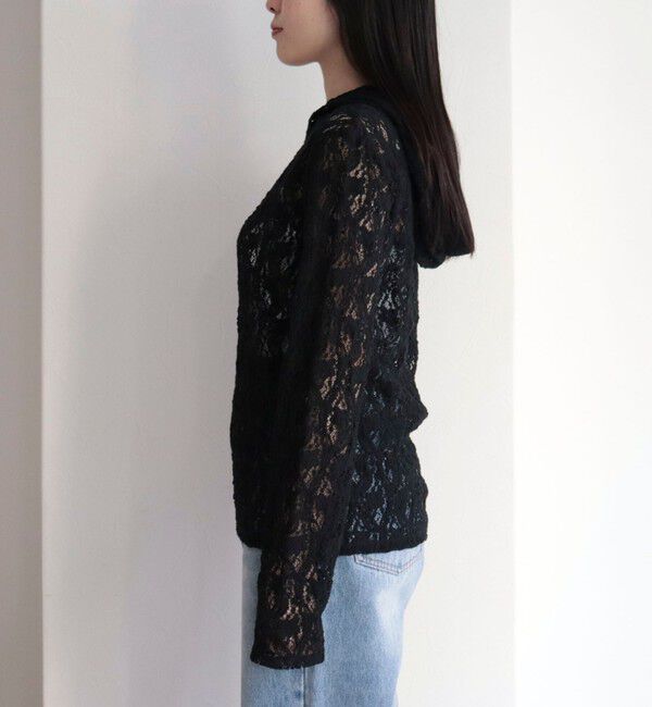 fredy emue「コットンレースフーディ」|Tシャツ・カットソー|