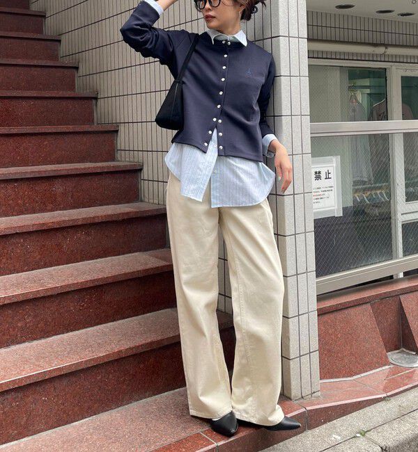 fredy emue「ドット釦ポンチカーディガン」|カーディガン|