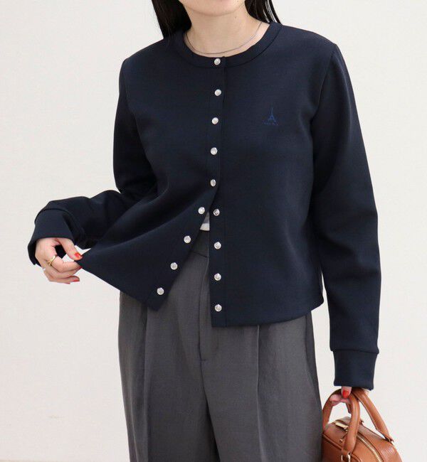 fredy emue「ドット釦ポンチカーディガン」|カーディガン|