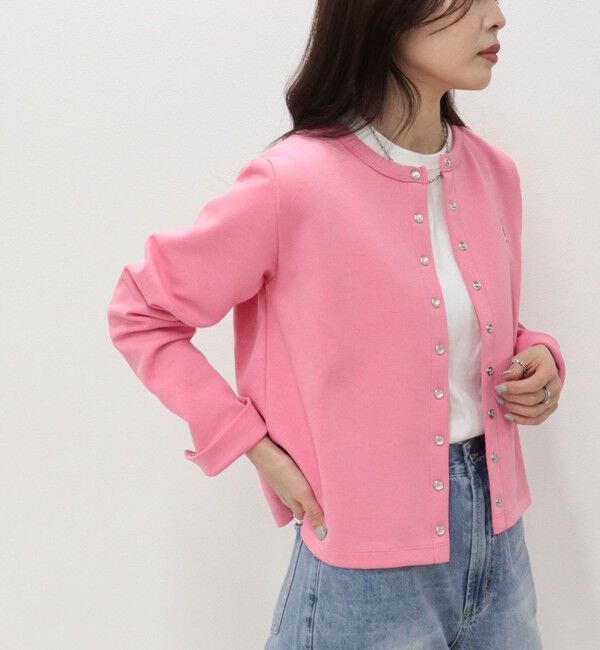 fredy emue「ドット釦ポンチカーディガン」|カーディガン|